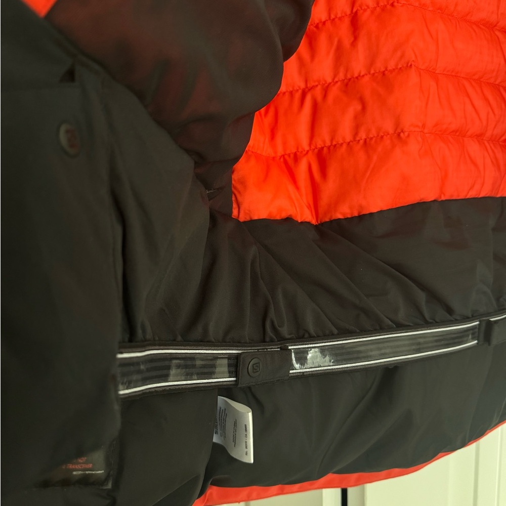 Salomon Blue Ski Jacket with Waterproof Shell and Insulated Layer - Picture 2 of 5